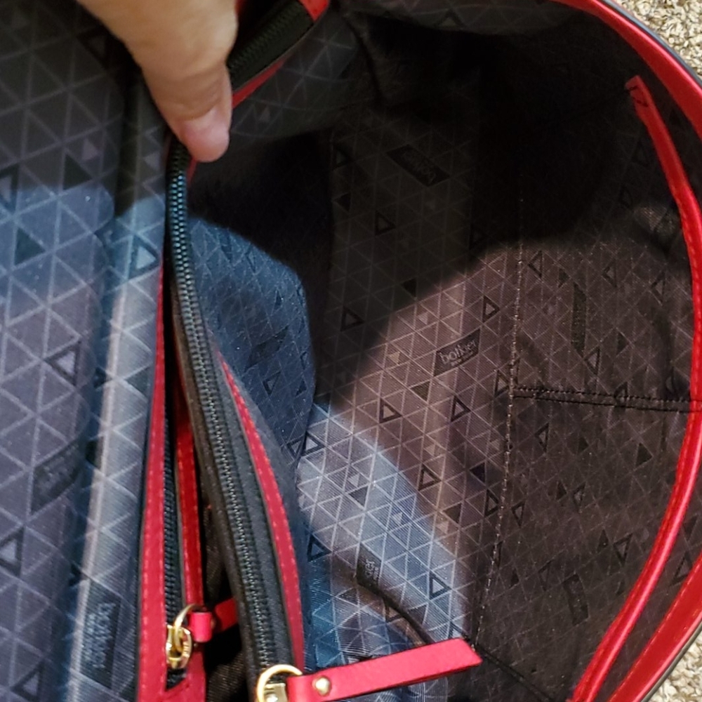 NWT Botkier red leather satchel w/dustbag - Picture 7 of 12